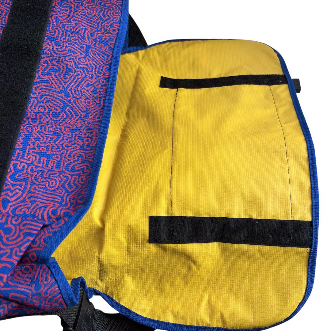 Keith Haring キースヘリング メッセンジャーバッグ ブルーショルダー