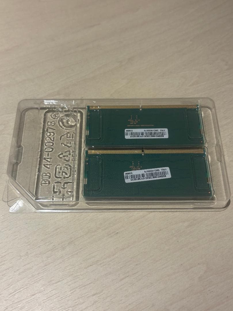 Samsung DDR5 SO‑DIMM メモリ 32GB（16GBx2枚）