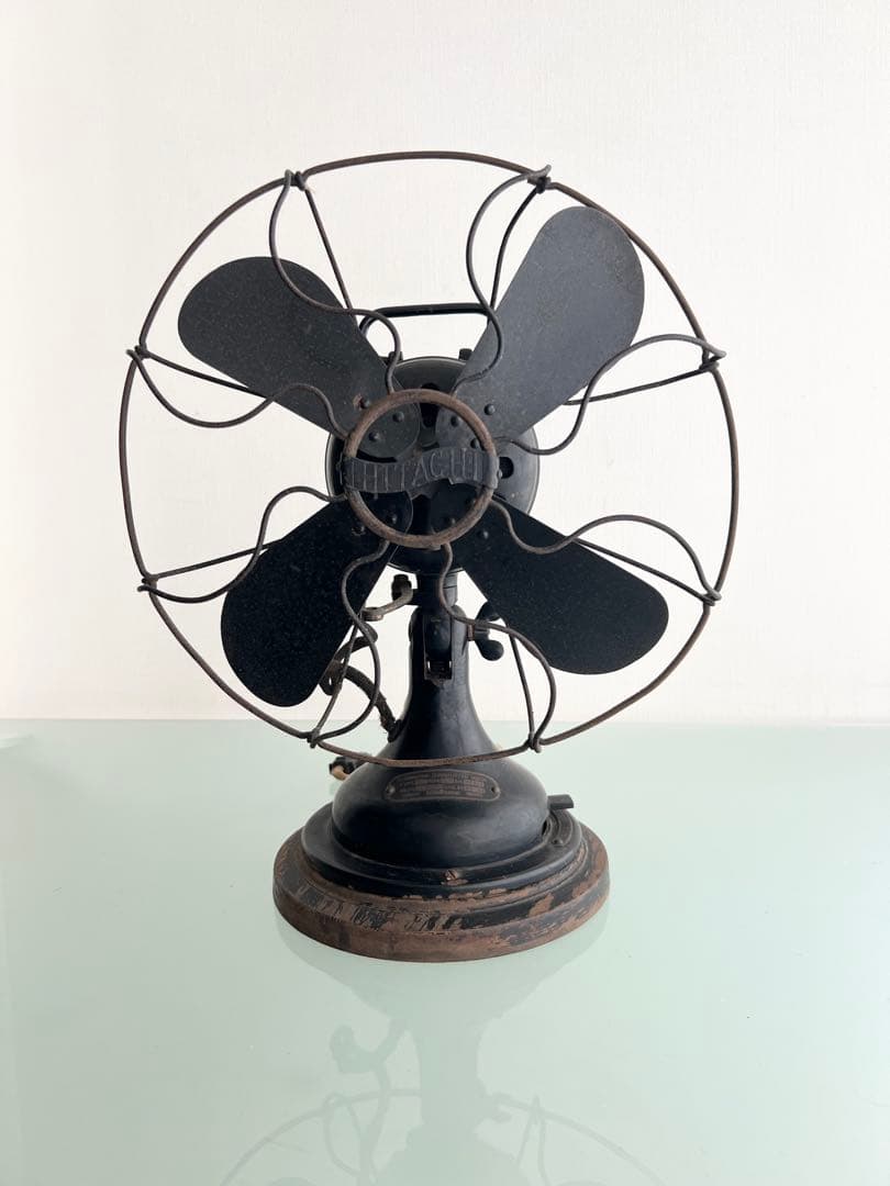 大正時代 HITACHI アンティーク 扇風機 骨董品 レトロ