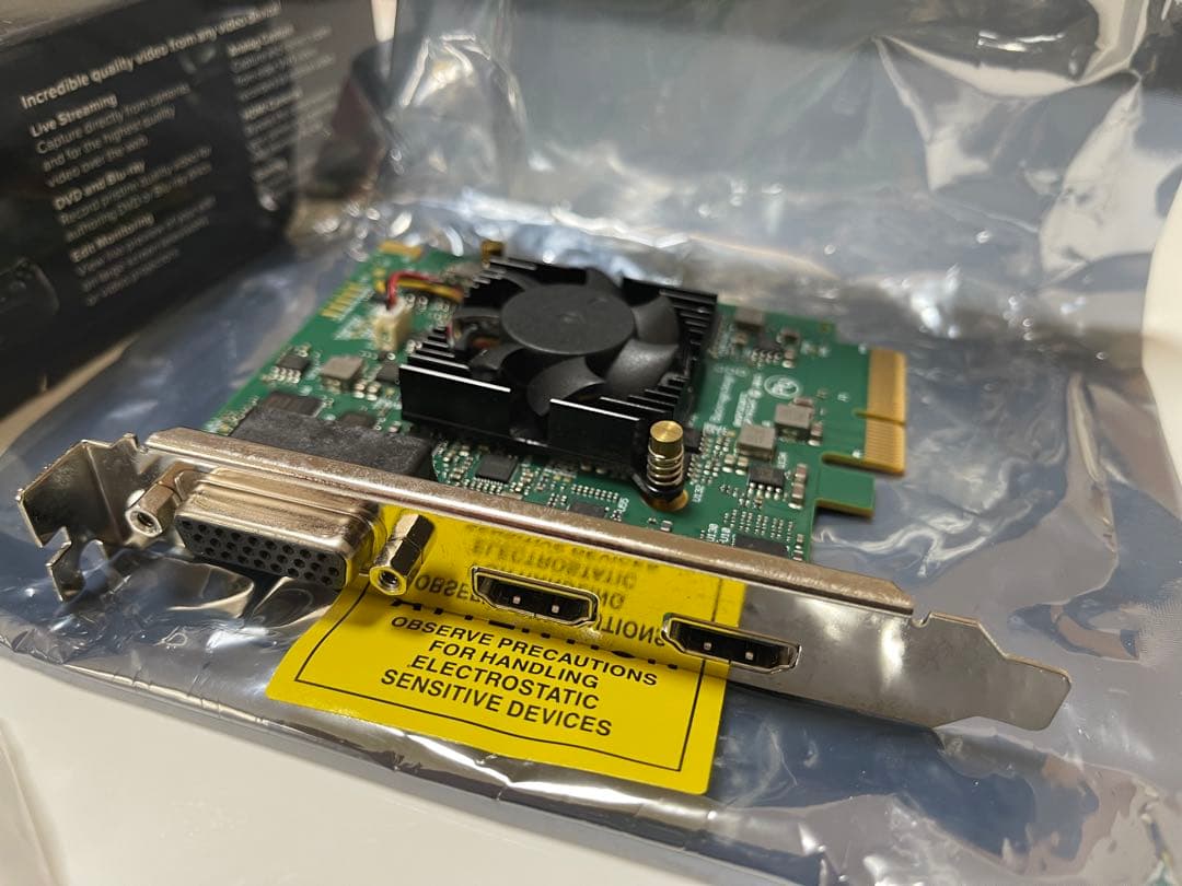 blackmagic intensity pro 4K 未開封アナログケーブル付