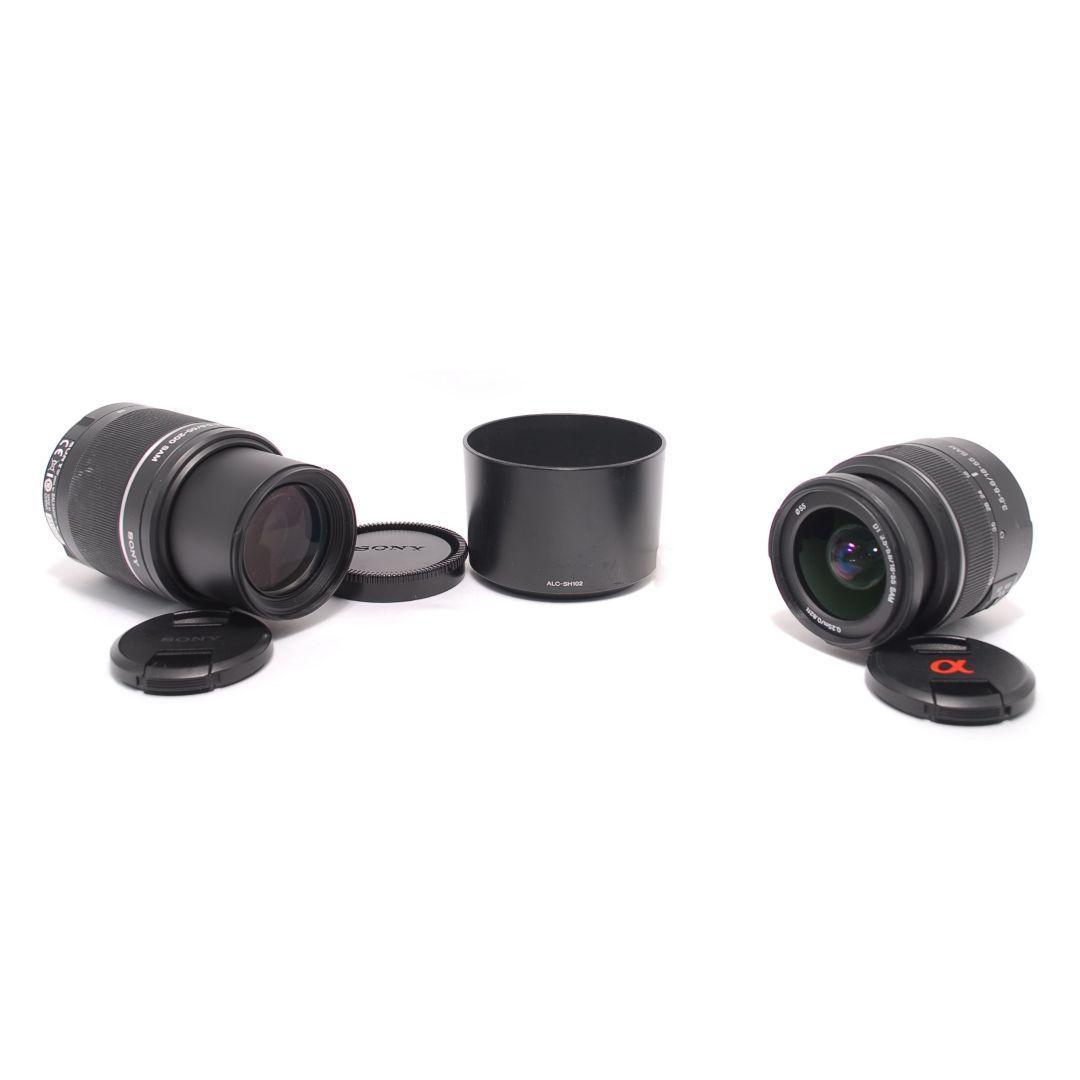 ❤即購入1000円OFF❤ ソニー α57 望遠レンズ ダブルズームキット