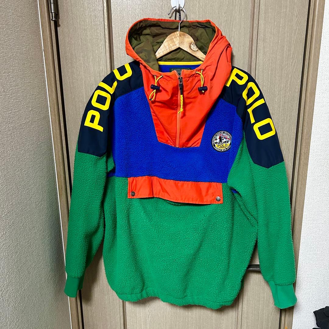 激レア ラルフローレン ポロカン アノラック パーカー stadium RL