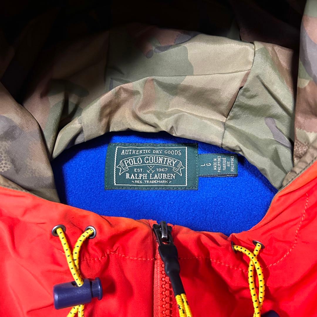 激レア ラルフローレン ポロカン アノラック パーカー stadium RL
