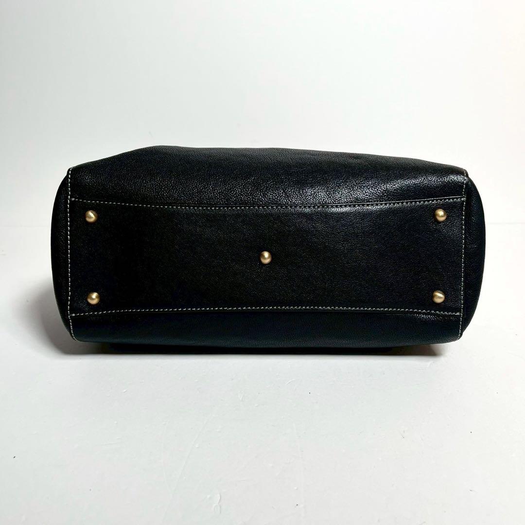 【未使用保管✨】土屋鞄 トートバッグ レザー 黒 A4収納可能　肩掛け