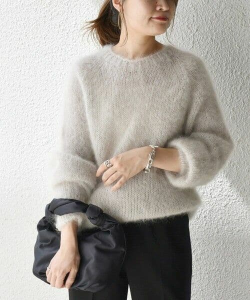 新品　SHIPS ハーレーオブスコットランド　ニット　プルオーバー