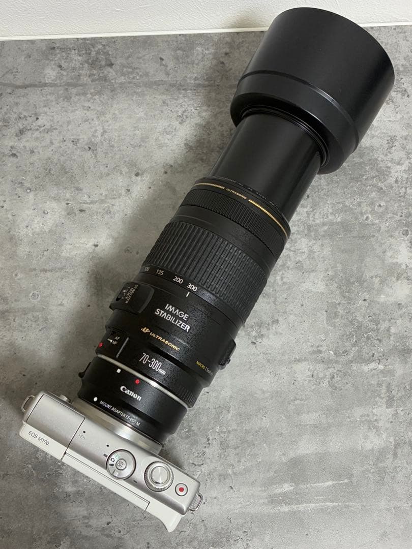 ⭐️極美品⭐️Canon EF70-300mm & EF EOS M アダプター