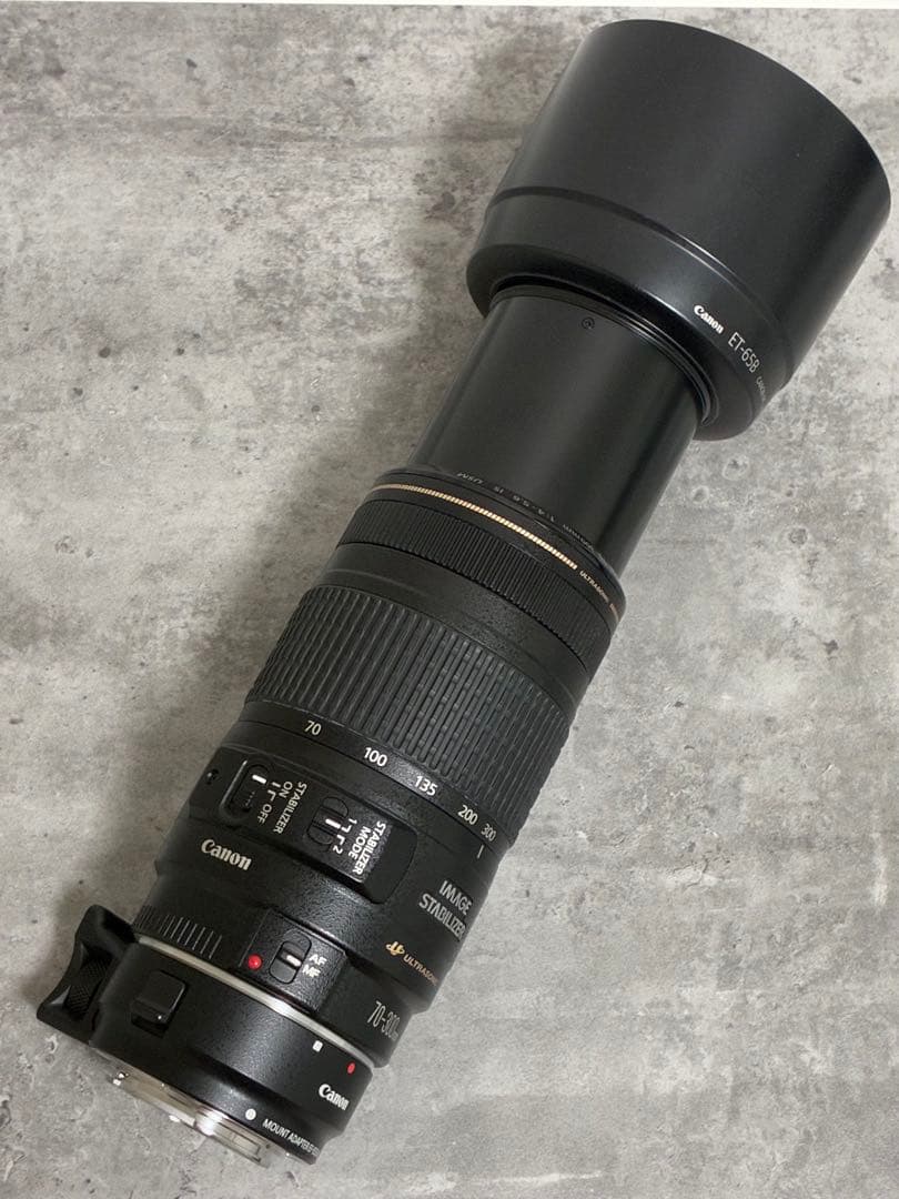 ⭐️極美品⭐️Canon EF70-300mm & EF EOS M アダプター