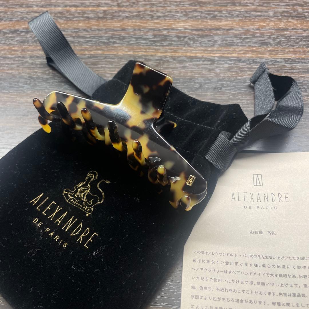 アレクサンドル ドゥ パリ ヘアクリップ W-TOKYO/ブラウン