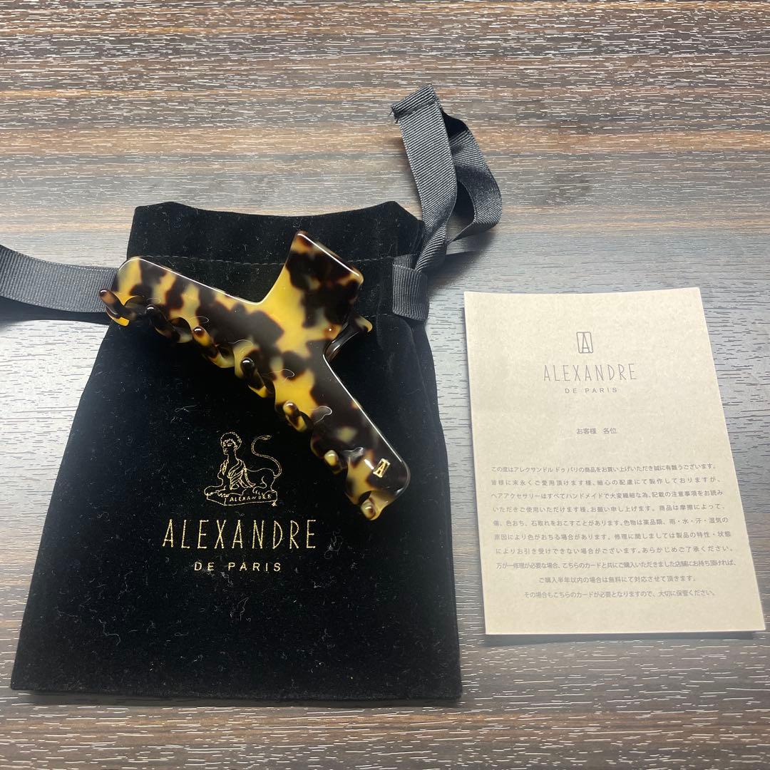 アレクサンドル ドゥ パリ ヘアクリップ W-TOKYO/ブラウン