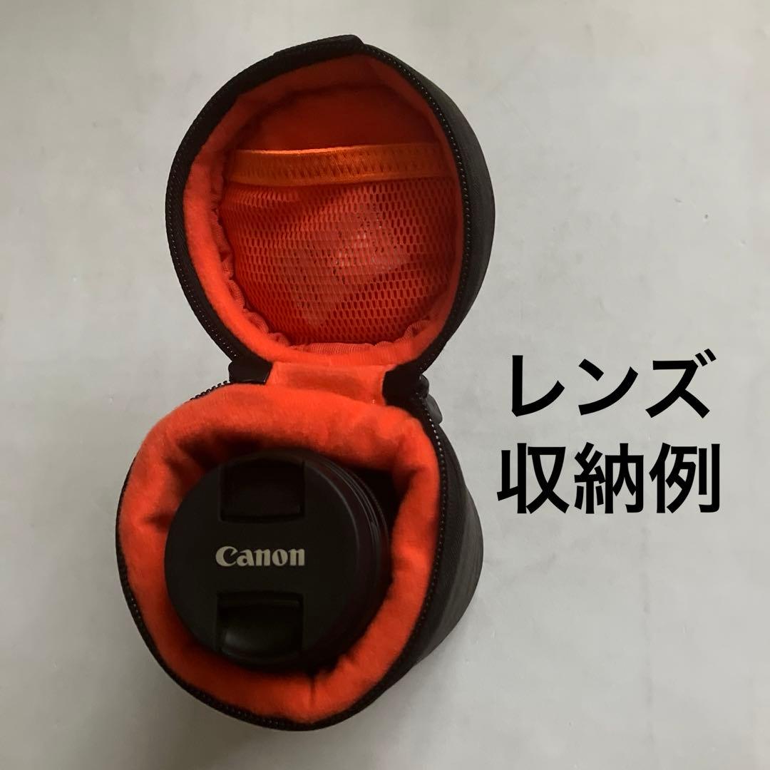美品Canon純正EF-M18〜150㎜、純正フード、エレコム製レンズケース他