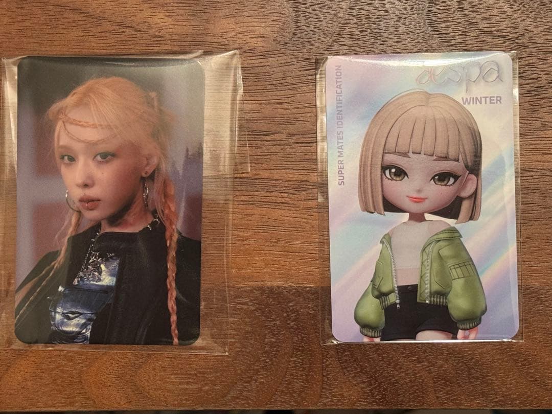 WINTER & SUPER MATES K-POPカードセット