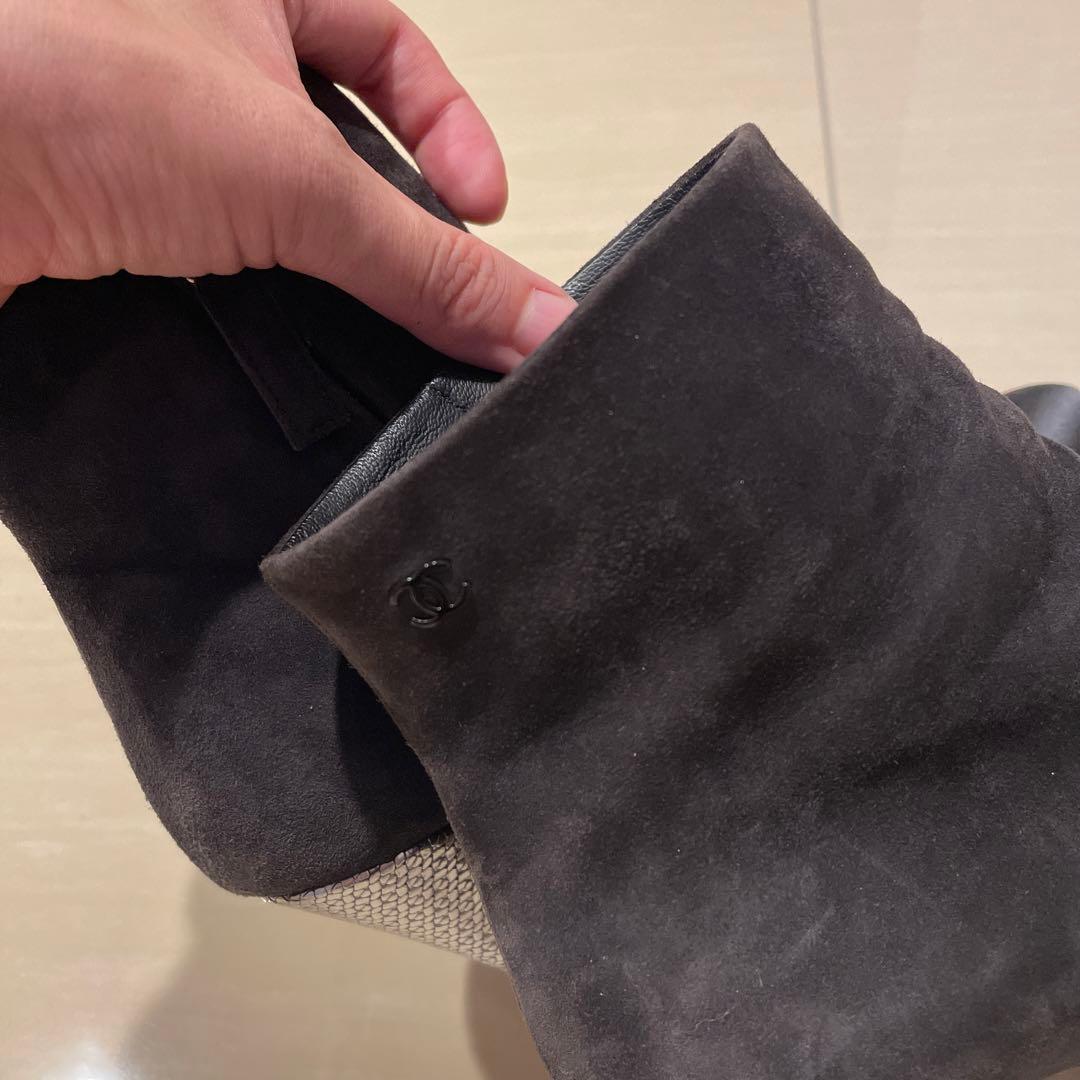ちゃんみー　シャネル　CHANEL ショートブーツ　38.5