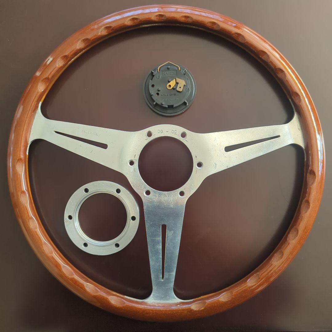 オマケ付き❗️当時物　ナルディ クラシック ウッド ステアリング　36cm