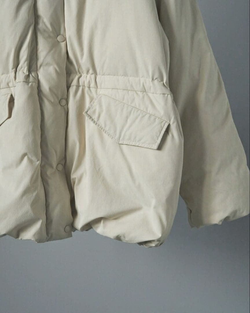 R様　anuke　Standcollar Down Coat アイボリー　38