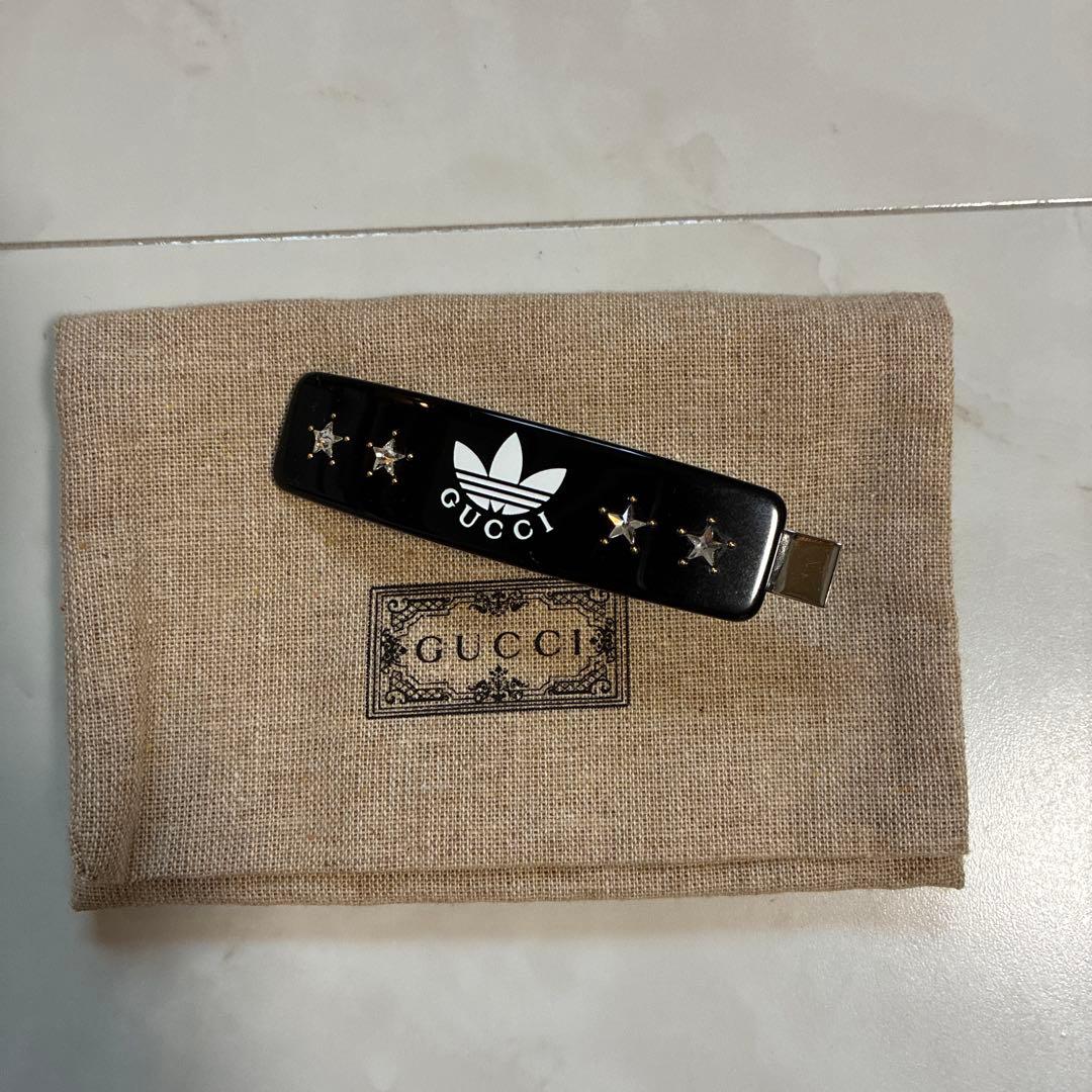 ヒロ GUCCI アディダス ロゴ ヘアピン