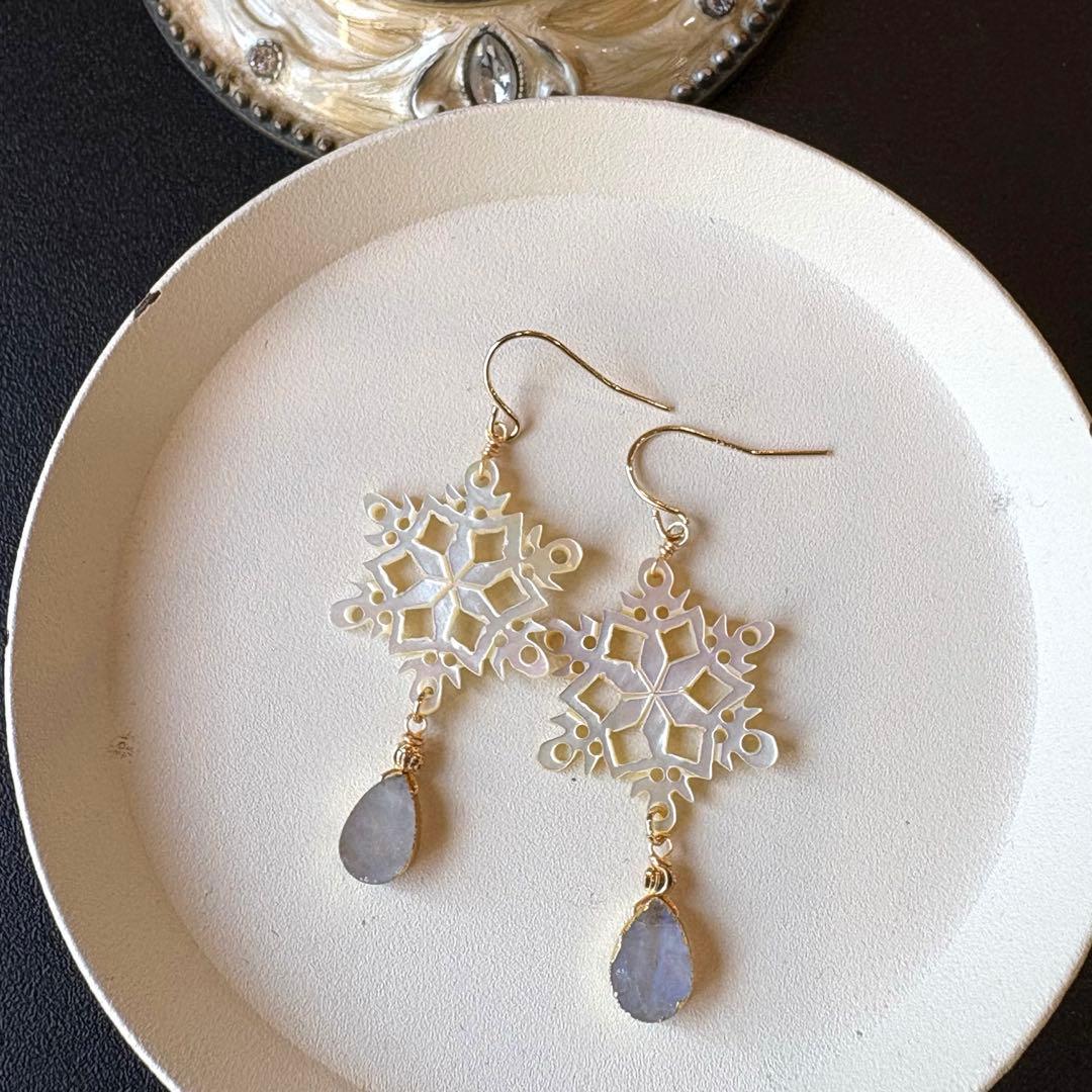 のんたん様✴︎winterイベントMOPカービング(1)❅雪の結晶＆モッカイト他