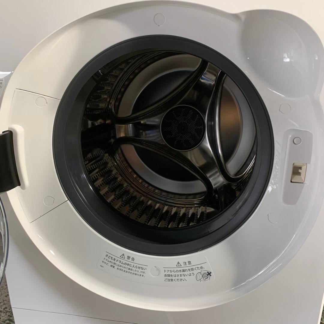 J881 シャープ SHARP 10kg ドラム洗濯機 ※破損箇所有