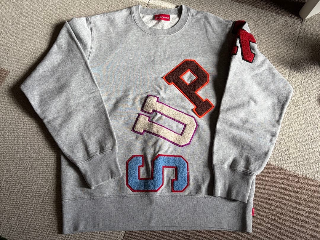 Supreme Big Arc Crewneck グレー スウェット