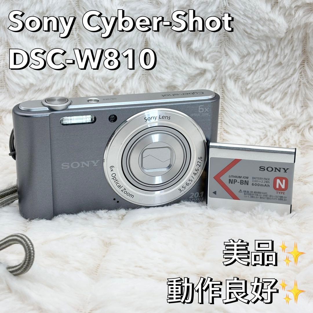 美品✨ 動作良好✨ Sony Cyber-Shot DSC-W810 シルバー