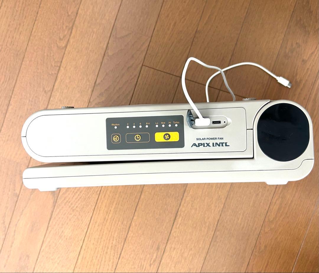 アピックスsotomo ソーラーパワーファン　2024年　APF−560