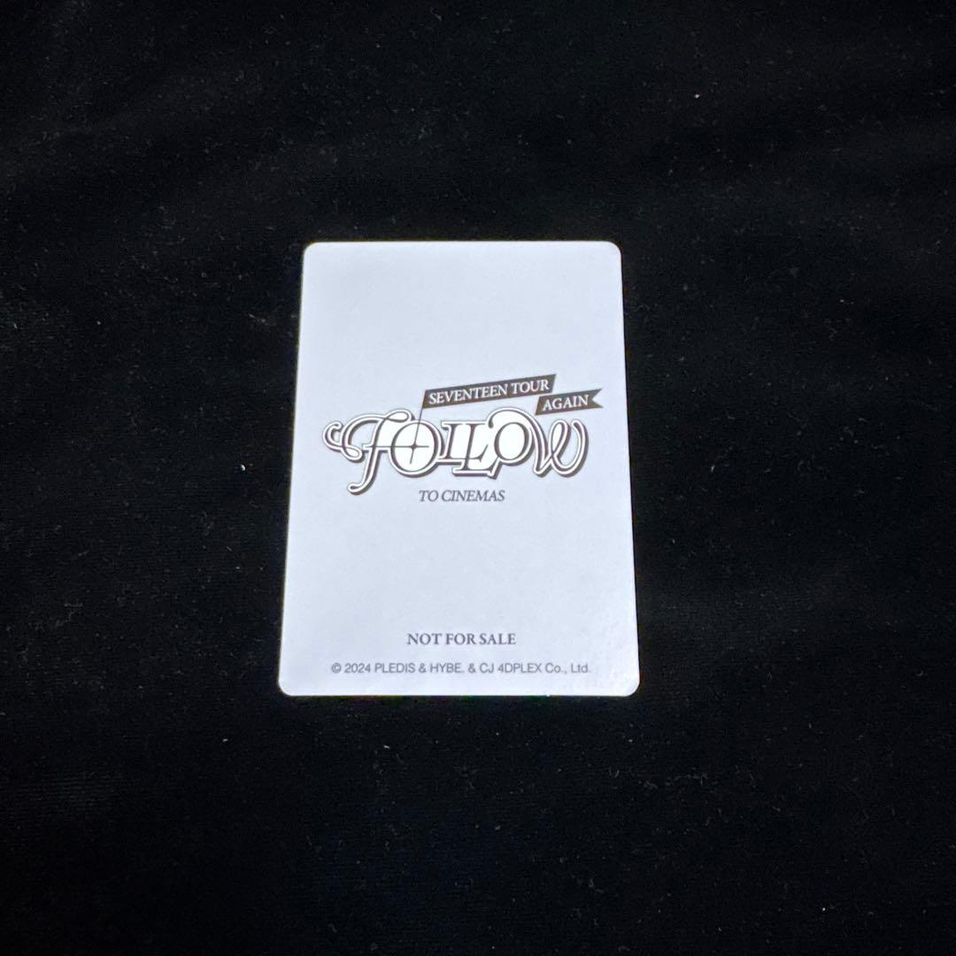 SEVENTEEN セブチジョンハン 映画 FOLLOW 購入特典 トレカ