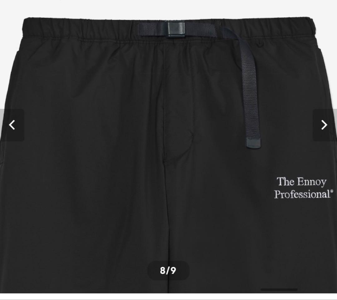 ENNOYとスタイリスト私物 PADDED NYLONSET UP BLACK