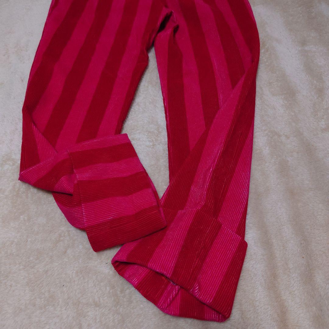 美品✨️DOLCE&GABBANAセットアップ　コーデュロイ　ストライプ　蝶　L