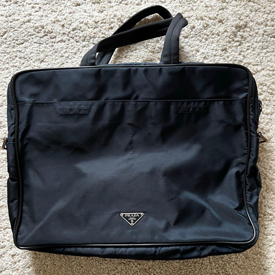 【美品】PRADA プラダ ビジネスバッグ ナイロン 2way