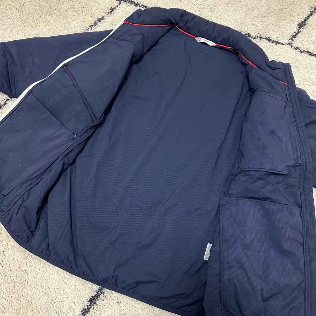 【超美品】and per se アンパスィネイビー ダウンジャケットサイズL L