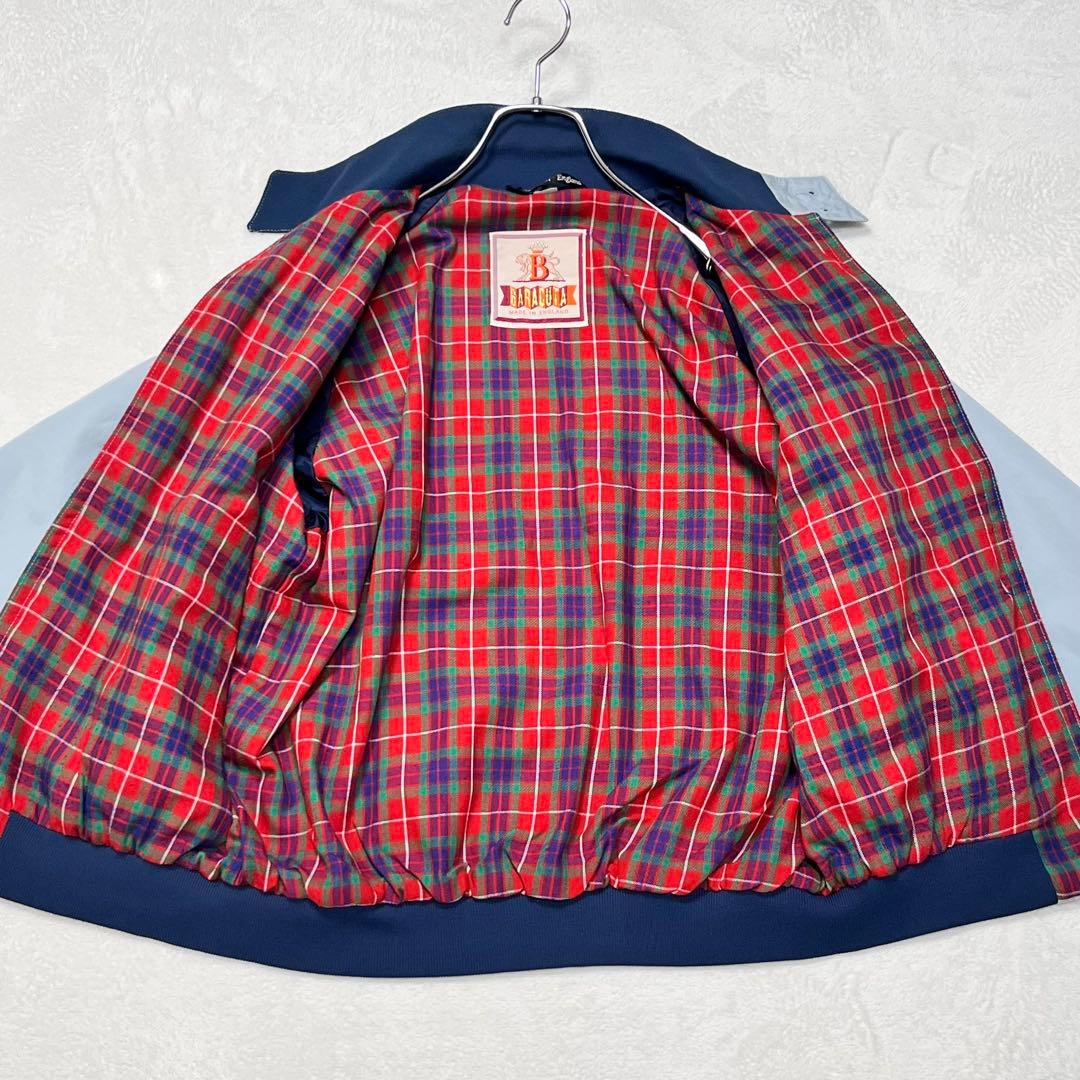 バラクータG9 ハミルトンジャケット 英国製 42 スウィングトップ 水色