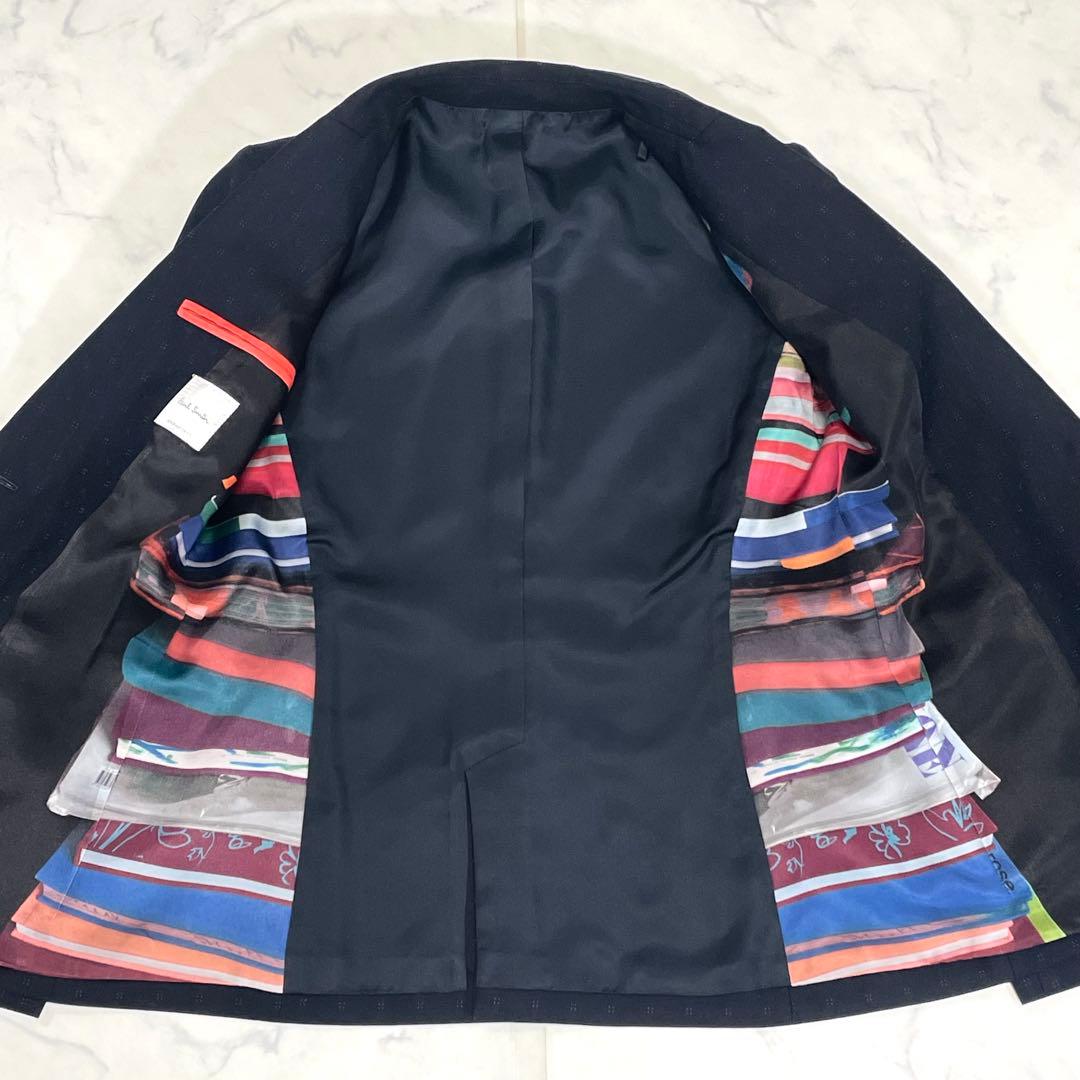 現行✨ Paul Smith パンツスーツ セットアップ 裏地総柄 本切羽 38