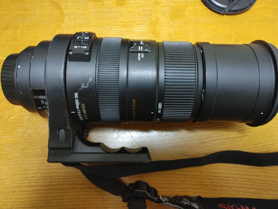 SIGMA APO 150-500mm F5-6.3 canon EFマウント