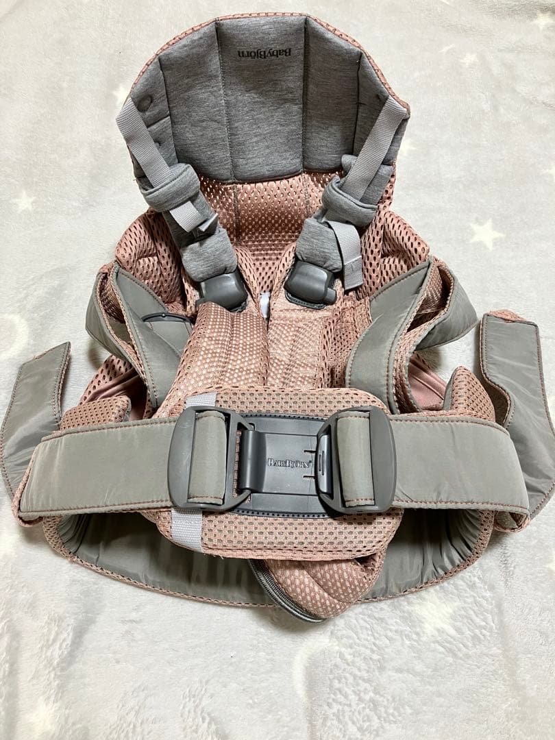 新品・未使用　BabyBjornハーモニー 抱っこ紐 ダスティピンク