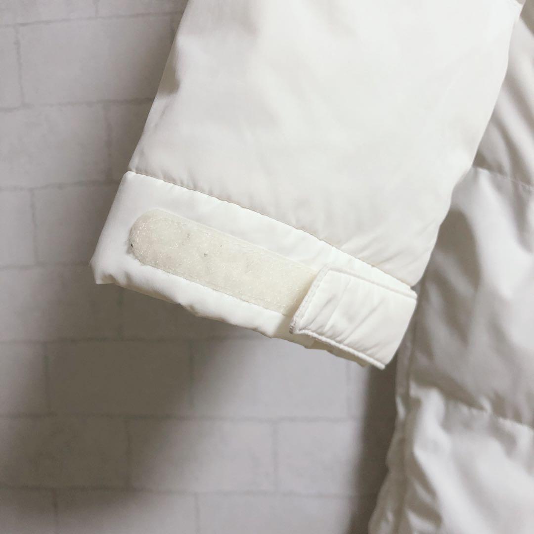 韓国限定 ノースフェイス ロングダウンコート XS 白 S-2