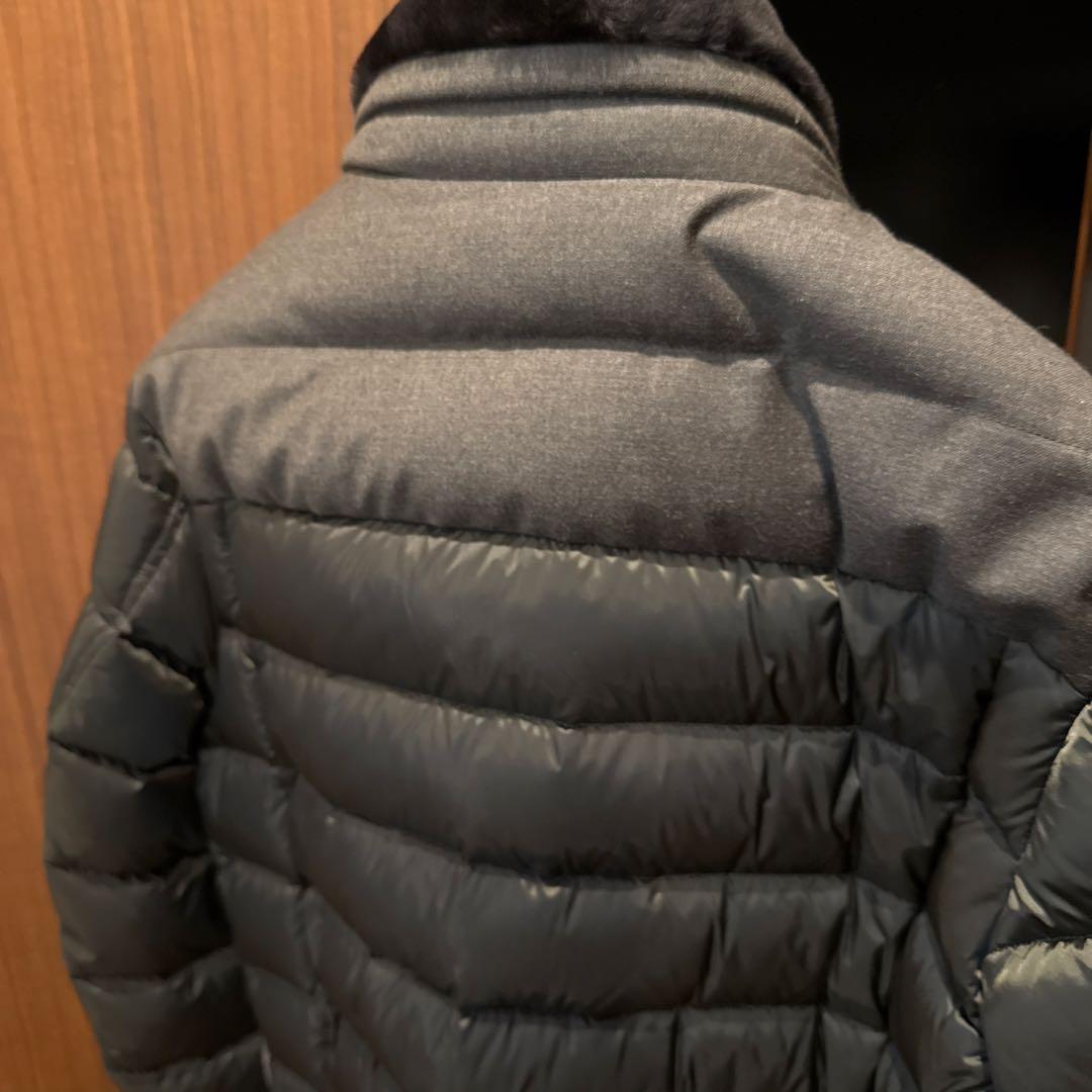 売り切り！半値以下！MOORER ムーレー　ムートンファー　ナイロンxフランネル