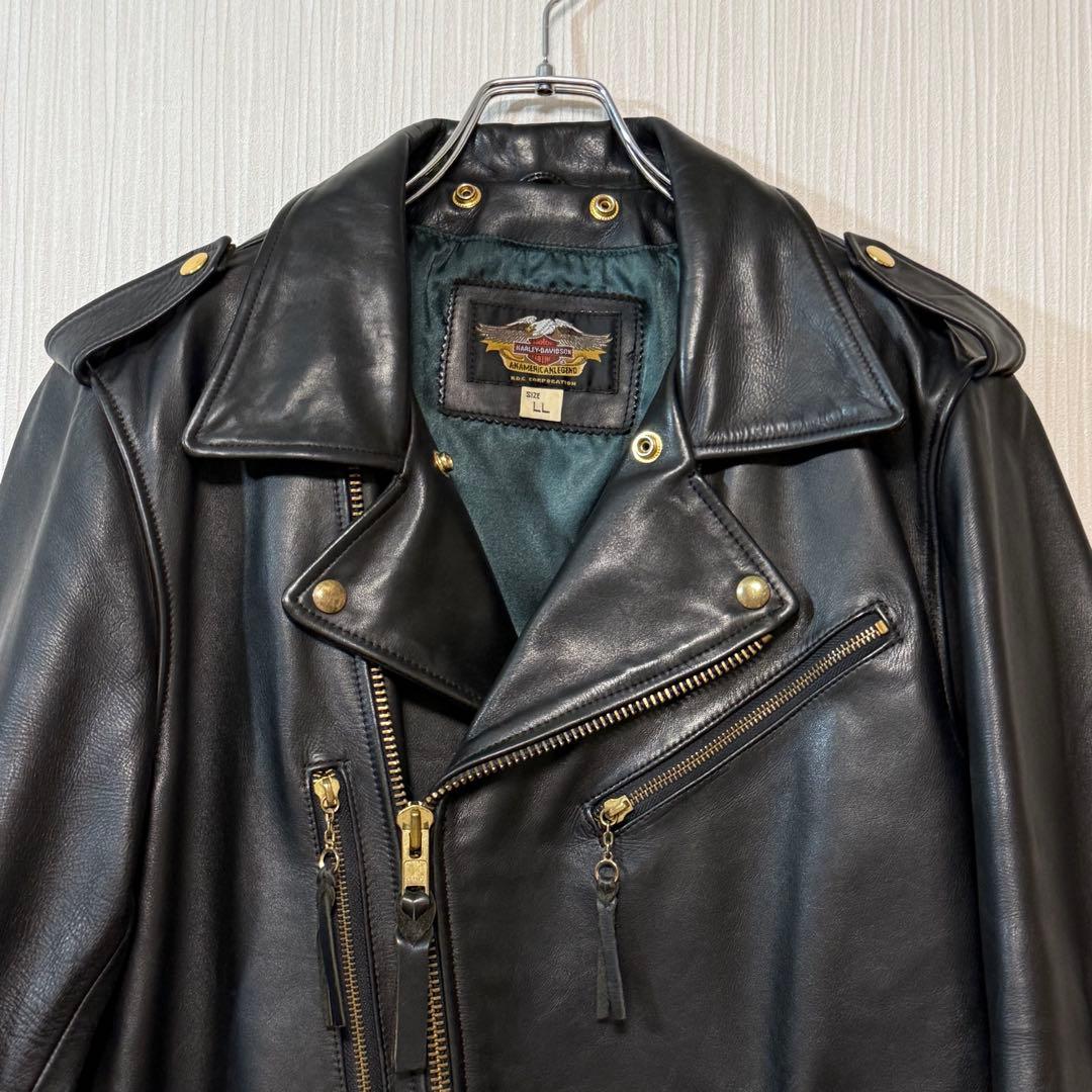 Harley-Davidson ロング ダブルライダースジャケット
