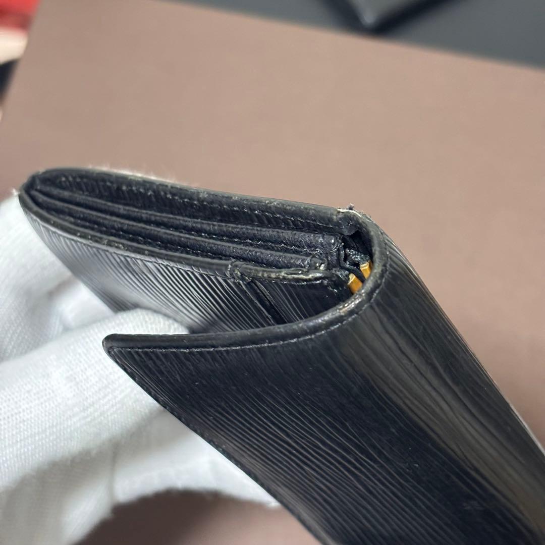 LOUIS VUITTON エピレザー 長財布 黒