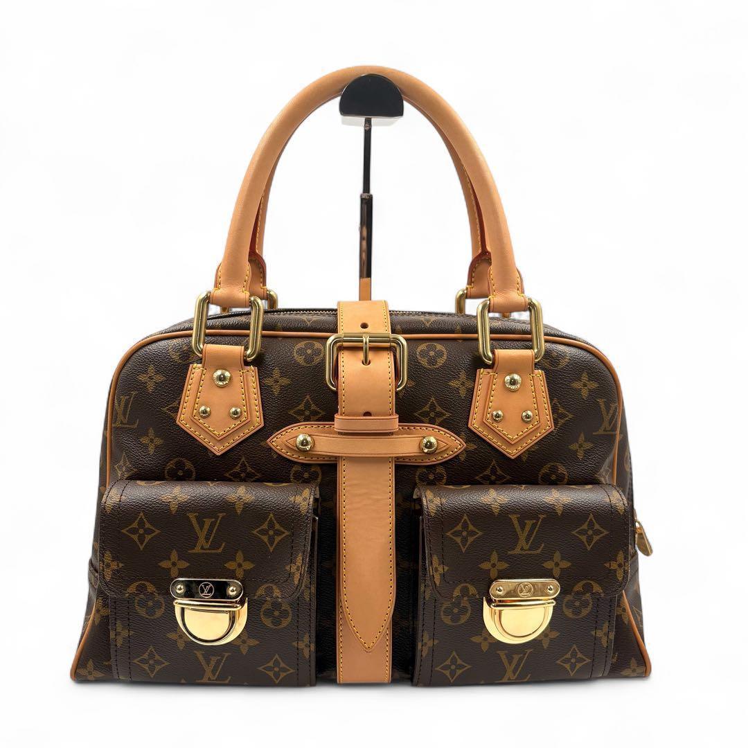 ルイヴィトン マンハッタンGM バッグ モノグラム バックル M40025