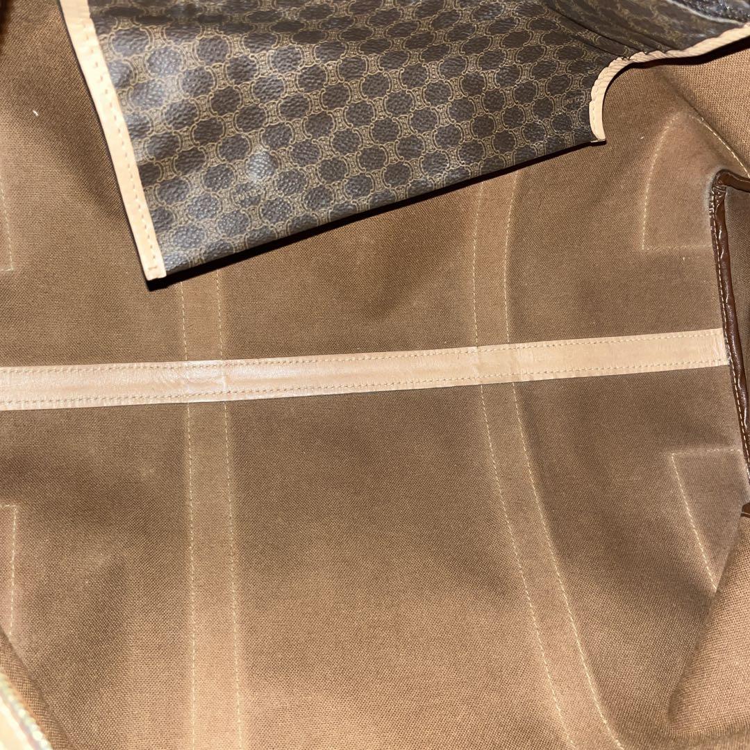 当時物　オールド　セリーヌ　ボストンバッグ　マカダム柄　トリオンフ　y2k 旅行