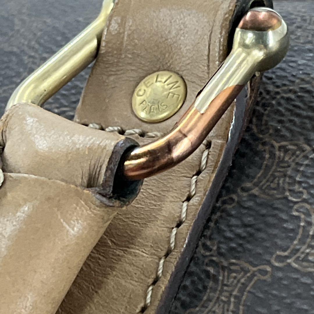 当時物　オールド　セリーヌ　ボストンバッグ　マカダム柄　トリオンフ　y2k 旅行