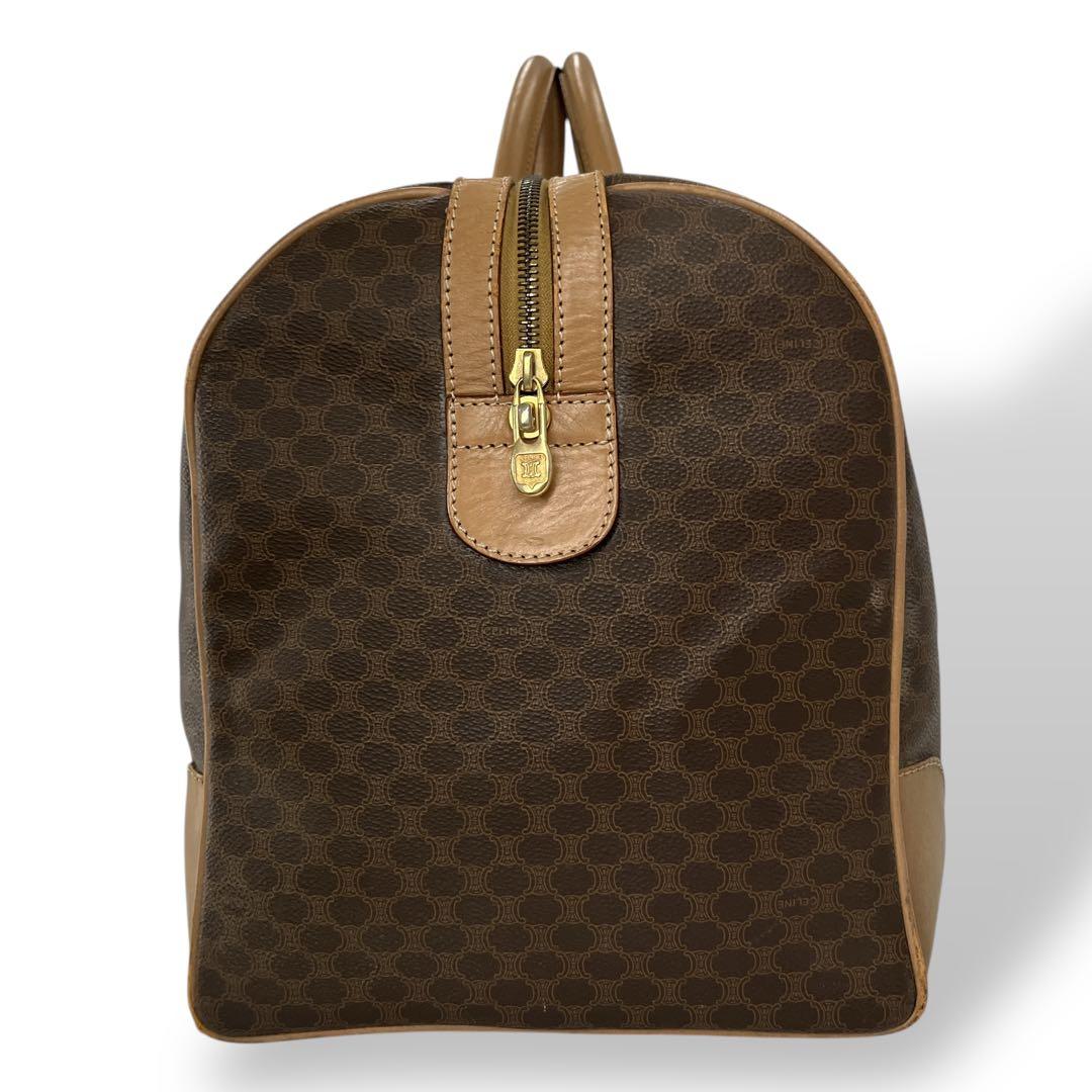 当時物　オールド　セリーヌ　ボストンバッグ　マカダム柄　トリオンフ　y2k 旅行