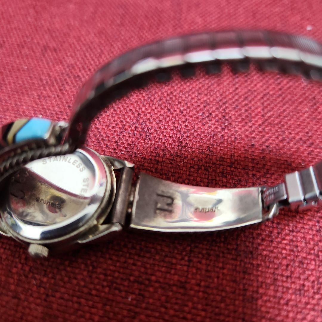 ビンテージ ズニ族腕時計 美品 レディース アーティストTJ