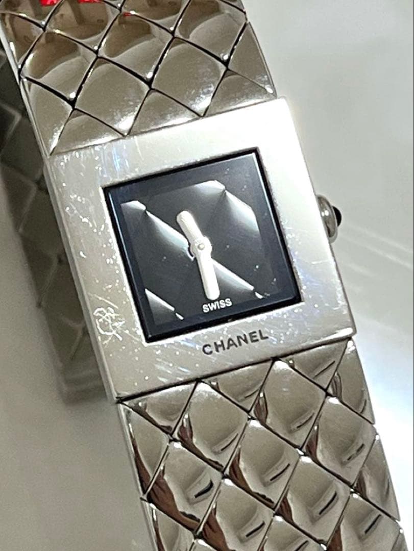 CHANEL マトラッセ 腕時計 シルバー 美品 レディース シルバー シャネル