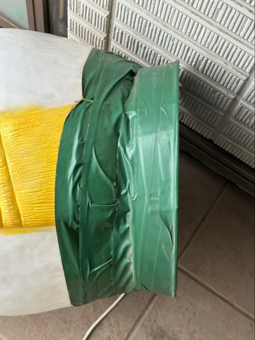 スノーマンwithブルーム グリーンマフラー クリスマスドームライト