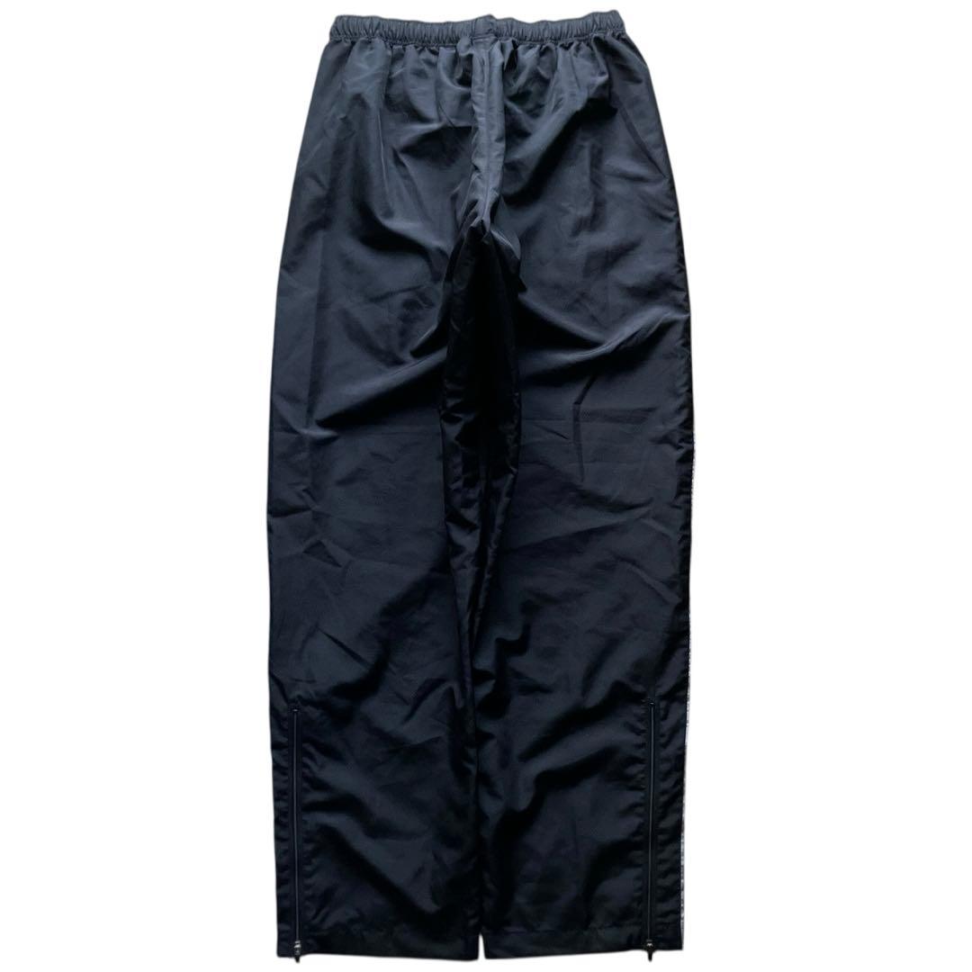 00s OLD NIKE サイドライン ワイドナイロントラックパンツ ブラックL