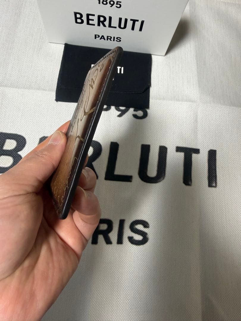 Berluti 名刺入れ カードケース スクリット ヴェネチアレザー 極美品