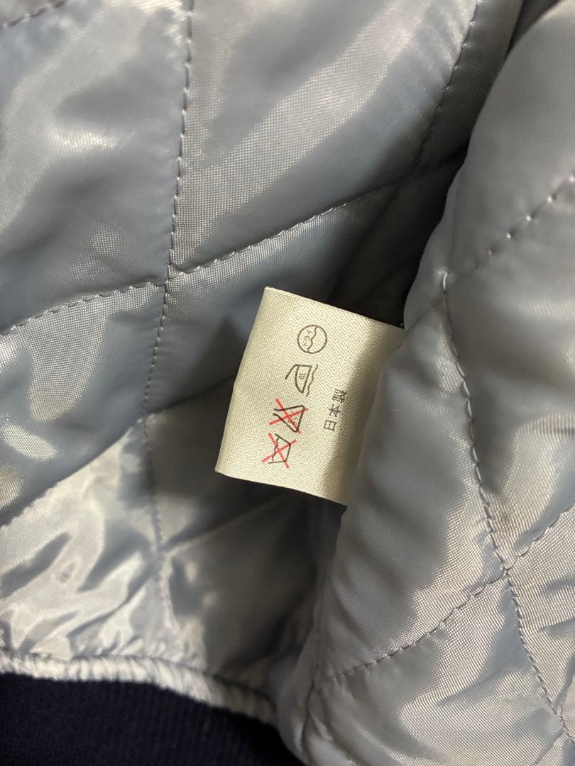 極美品　プリンス商会　yokosuka スカジャン ネイビー/シルバー　S