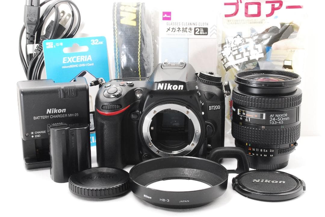 美品 Nikon D7200 一眼レフカメラ スマホ転送機能搭載 ニコン