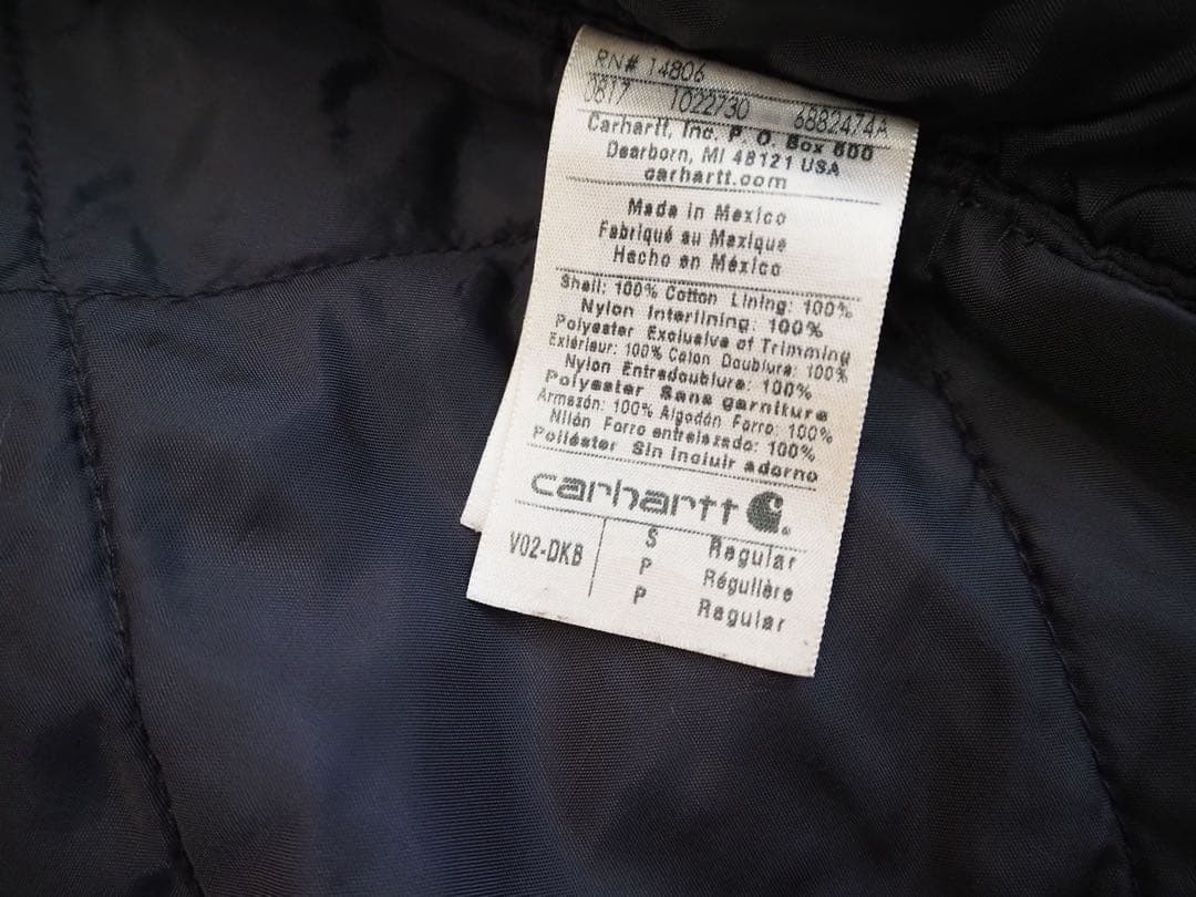 00s Carhartt カーハート ダックベスト メキシコ製 Sブラウン