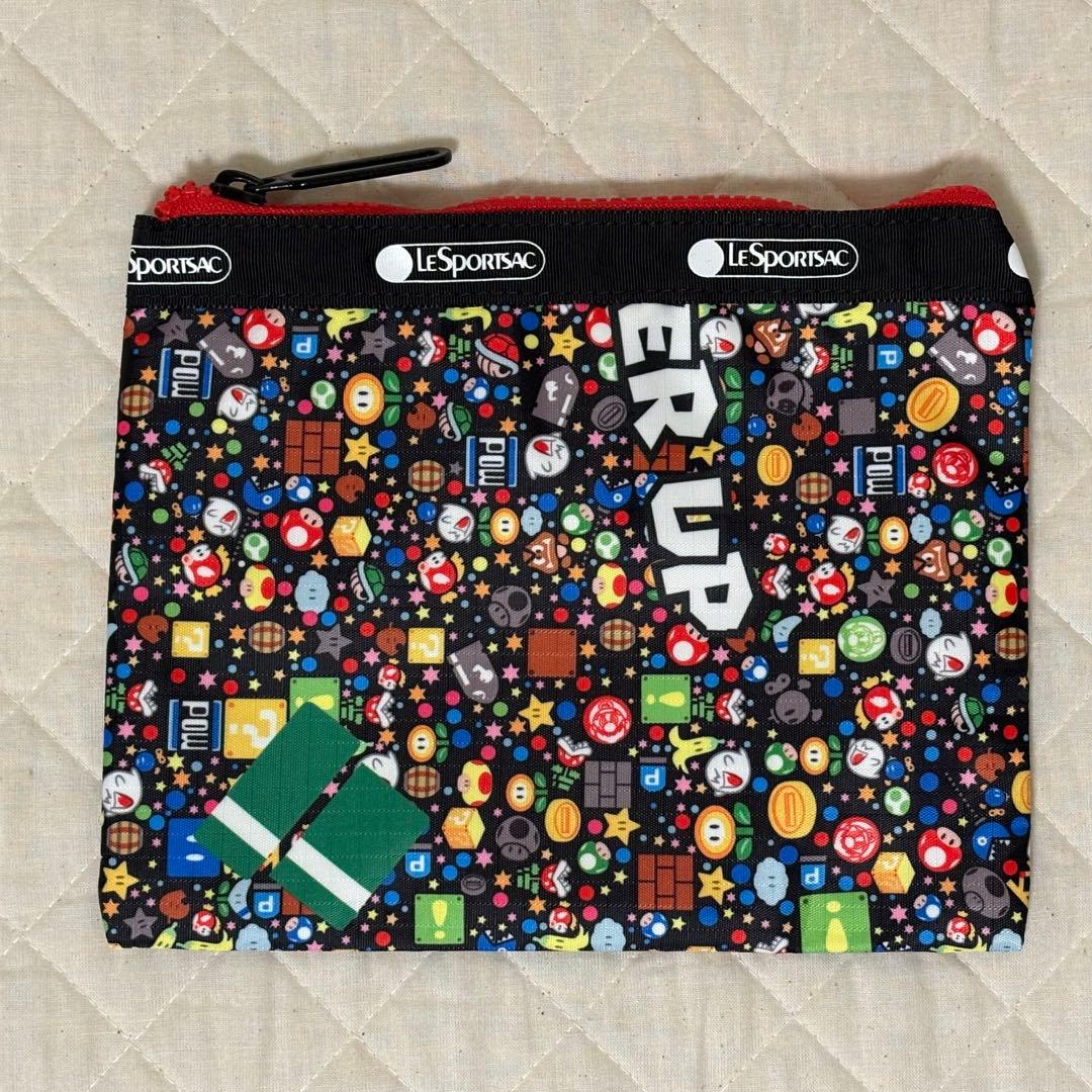 レスポートサック　スーパーマリオ　パワーアップブースト ボストンバッグ